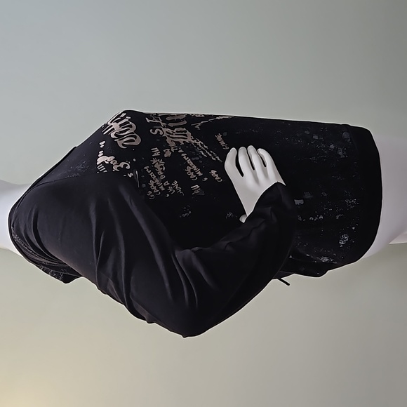 ANAMA Open back Graphic long sleeve tee - Picture 2 of 8